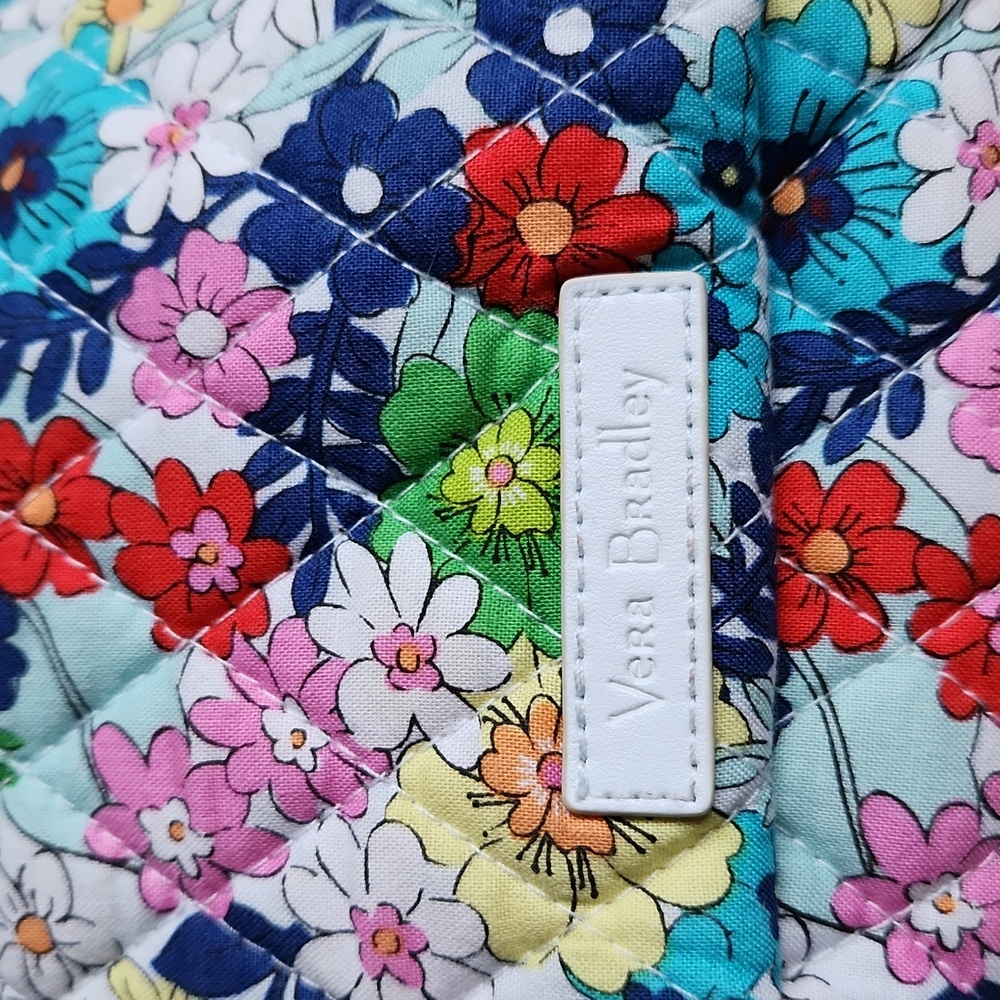 Vera Badley Small Floral Sling Bag with Multiple Bright Colors - Picture 2 of 14